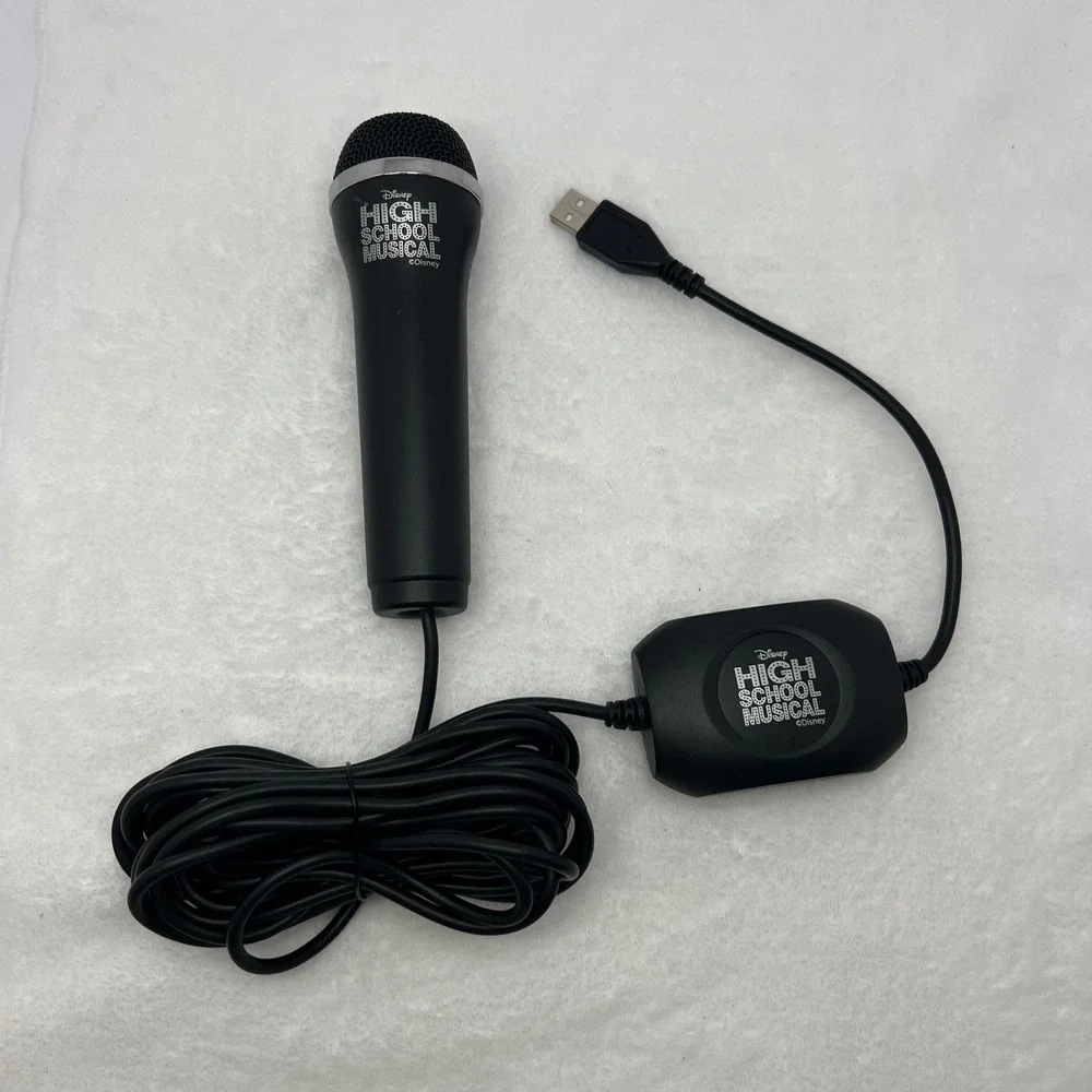 DISNEY X LOGITECH High School Musical USB Microphone Kids OS Black Video Games